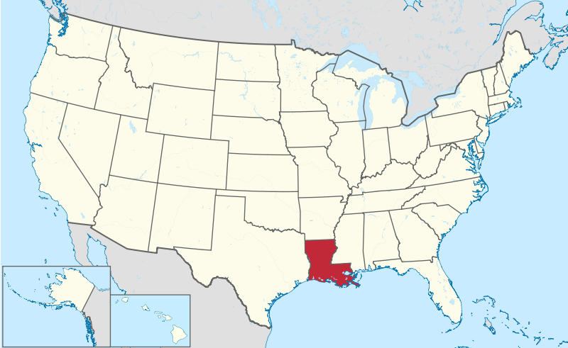 Louisiana state (USA)